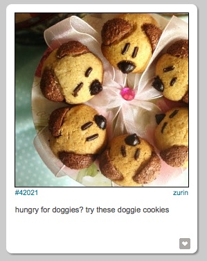 Food Gawker Doggie Shaped Cookies